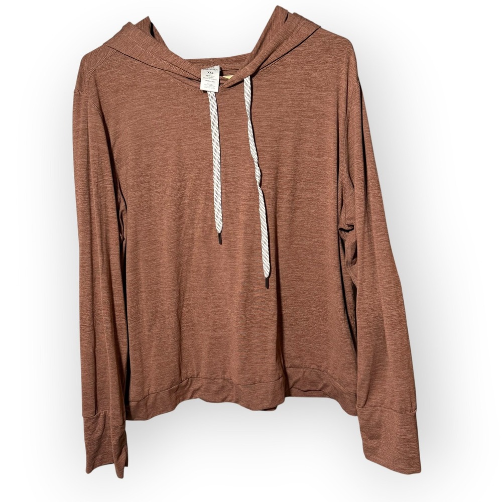 Member's Mark Favorite Soft Pullover Hoodie XXL Rust Heather